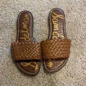 Sam Edelman leather slides